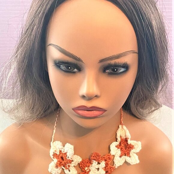 🌟2 FOR 12🌟 NWT Loretta Ann Creations Lace Flower Headband❤️ - Picture 3 of 4